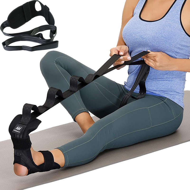 Yoga Fitness First - อุปกรณ์พยุงเข็มขัดโยคะพร้อมการแก้ไขข้อเท้าใช้ขั้นตอนแรกเป็นเครื่องช่วยฟื้นฟูสมรรถภาพการฝึกออกกําลังกาย