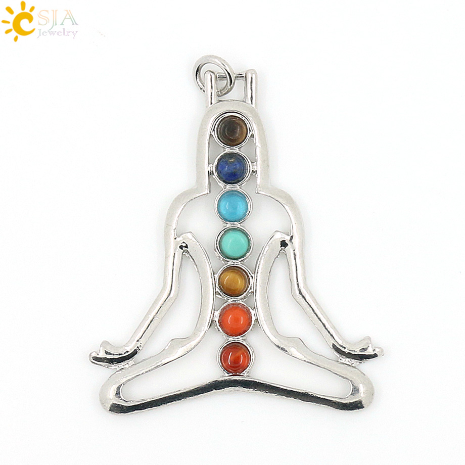 CSJA Chakras หินธรรมชาติคริสตั - Yoga Health & Fitness Center บทวิจารณ์และราคา