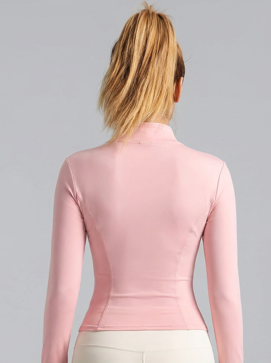 เสื้อโยคะสีชมพูอ่อนสำหรับผู้หญ - Yoga Fitness Wear บทวิจารณ์และราคา