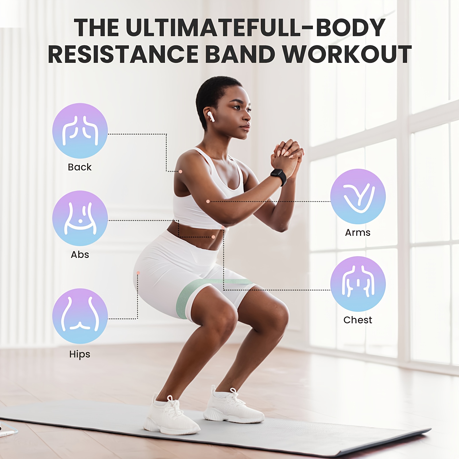 1 ชิ้น/4 ชิ้นยางยืดออกกำลังกาย - Yoga And Fitness Studio บทวิจารณ์และราคา