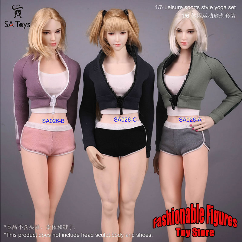 SAtoys 1/6 ผู้หญิงทหารกีฬาฟิตเ - Yoga Fitness First บทวิจารณ์และราคา