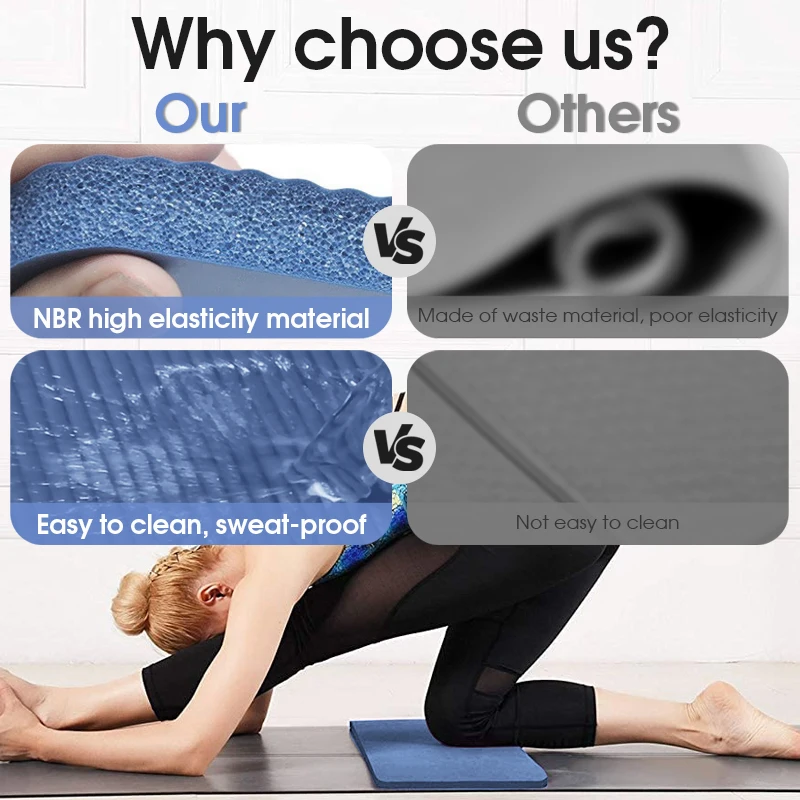 แผ่นรองออกกำลังกายกันกระแทก กั - Yoga Fitness Health บทวิจารณ์และราคา