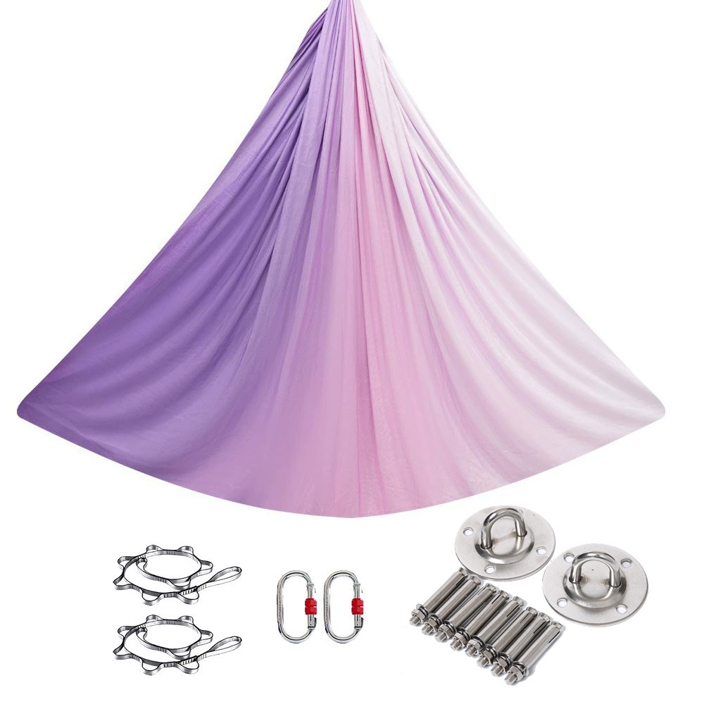 เปลโยคะอากาศยืดหยุ่นพิมพ์ลายไล - Yoga Swing Aerial บทวิจารณ์และราคา