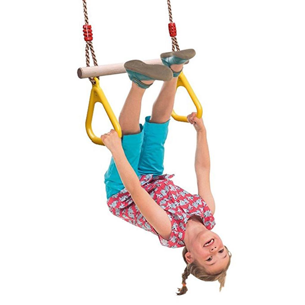 ชุดชิงช้าสำหรับเล่นในร่มและกลา - Gymnastics Rings บทวิจารณ์และราคา