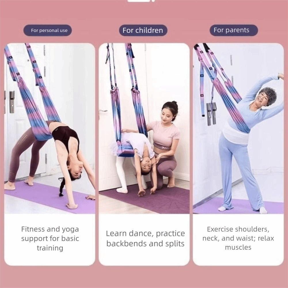 สายรัดโยคะแบบปรับได้สำหรับผู้ห - Yoga Swing Aerial บทวิจารณ์และราคา