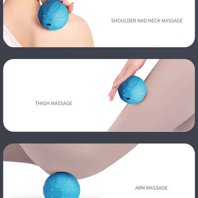 ลูกบอลนวดสั่นสะเทือนแบบพกพา ช่ - Yoga Fitness Ball บทวิจารณ์และราคา