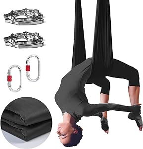 เปลญวนโยคะอากาศแบบพรีเมียม 8 เ - Yoga Swing Aerial บทวิจารณ์และราคา