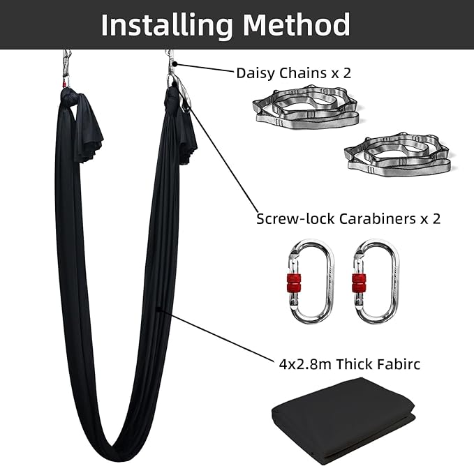 เปลญวนโยคะอากาศแบบพรีเมียม 8 เ - Yoga Swing Aerial บทวิจารณ์และราคา