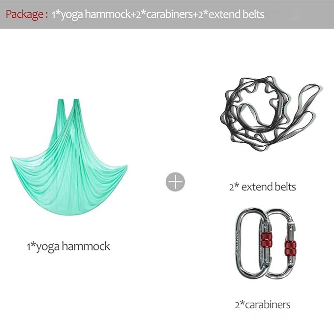 เปลญวนโยคะอากาศแบบพรีเมียม 8 เ - Yoga Swing Aerial บทวิจารณ์และราคา