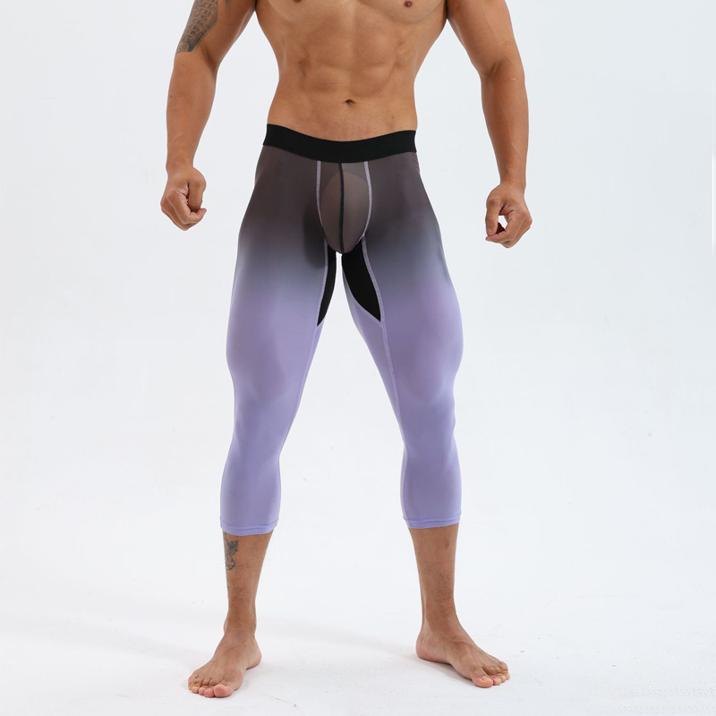 กางเกงรัดรูปเอวสูงสำหรับผู้ชาย - Yoga Fitness For Men บทวิจารณ์และราคา