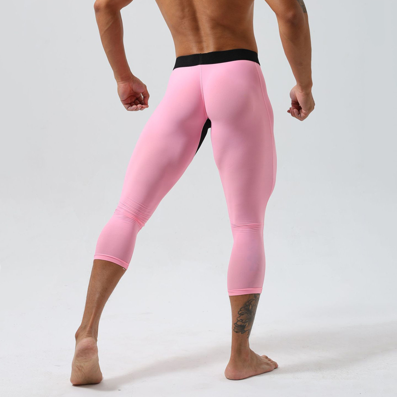 กางเกงรัดรูปเอวสูงสำหรับผู้ชาย - Yoga Fitness For Men บทวิจารณ์และราคา