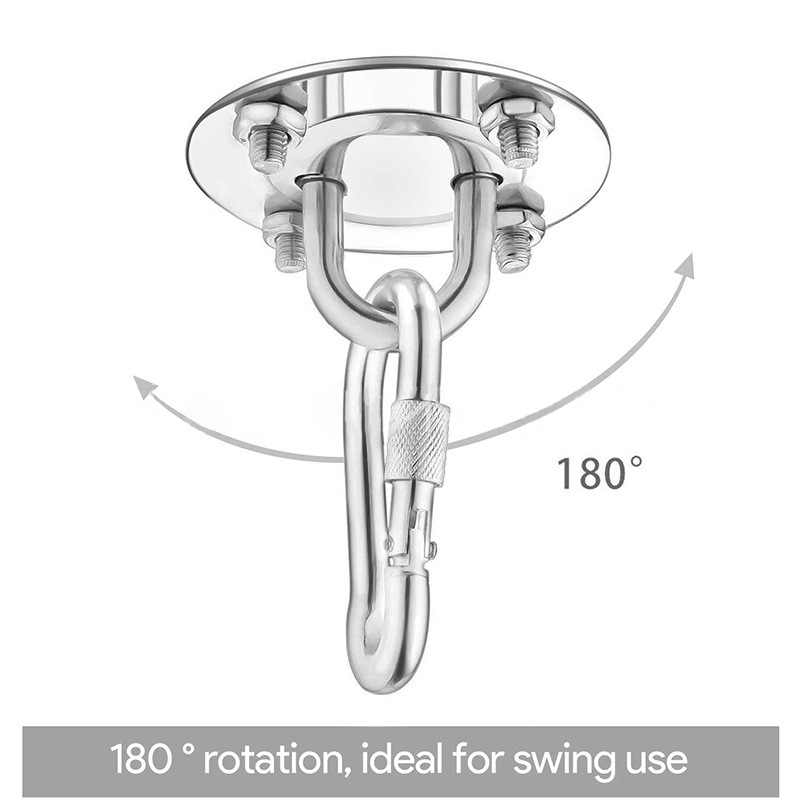 สแตนเลสSuspension Bracket Hamm - Yoga Swing Aerial บทวิจารณ์และราคา
