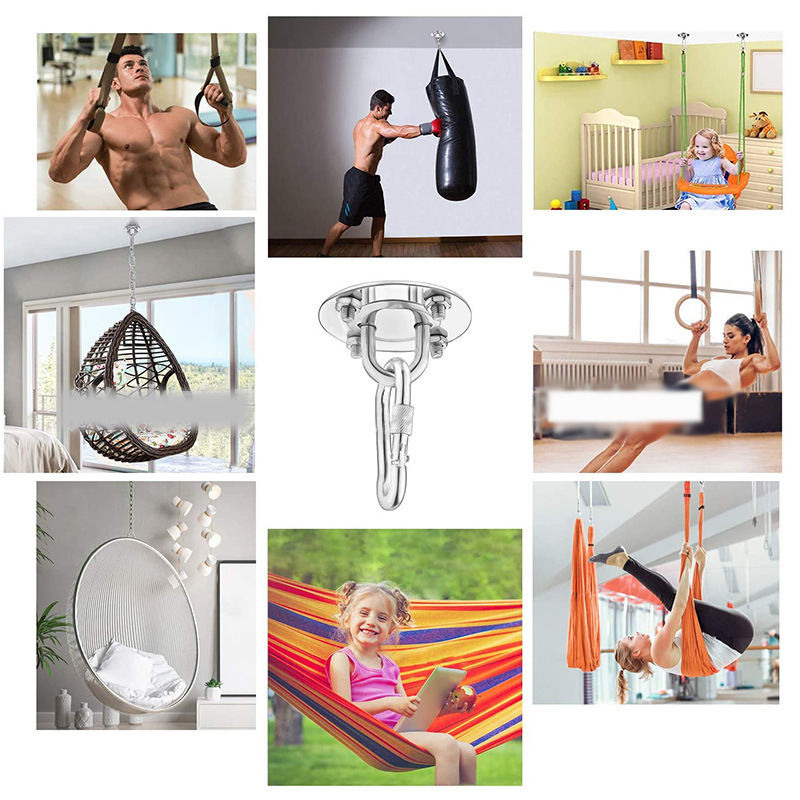 สแตนเลสSuspension Bracket Hamm - Yoga Swing Aerial บทวิจารณ์และราคา