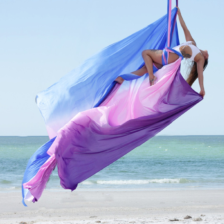 เปลญวนโยคะแบบแขวน, ผ้าไนลอนทนท - Yoga Swing Aerial บทวิจารณ์และราคา